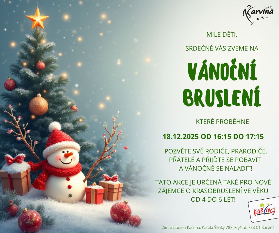 Vánoční bruslení